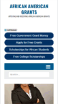 Mobile Screenshot of africanamericangrants.org